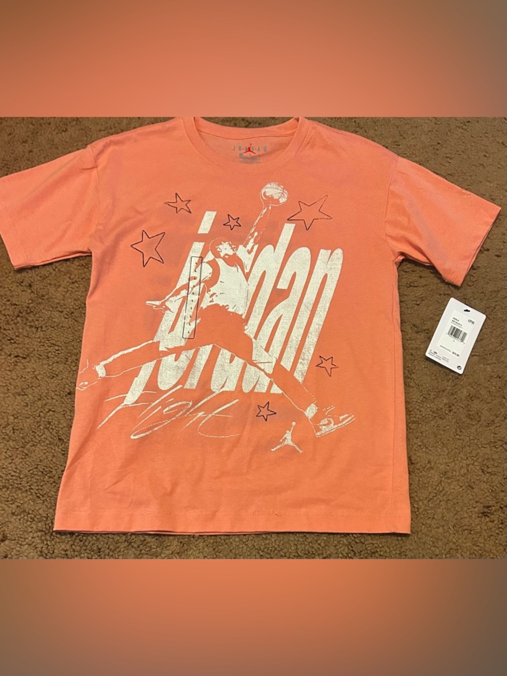 Nike Jordan Girl’s Tee Size L Jumpman Graphic